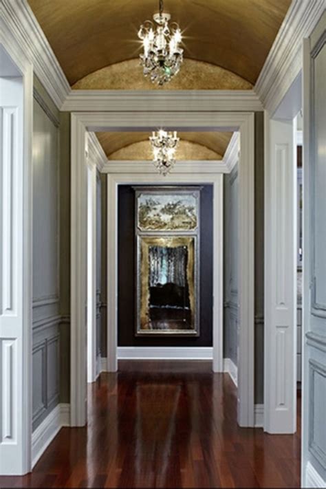 Again, it's a barrel vaulted ceiling, but there's nothing three dimensional on the surface of the between 1712 and 1745, part of the wooden barrel vault ceiling between the two storeys was. Gold ceiling and warm grey walls | Barrel ceiling, Gold ...