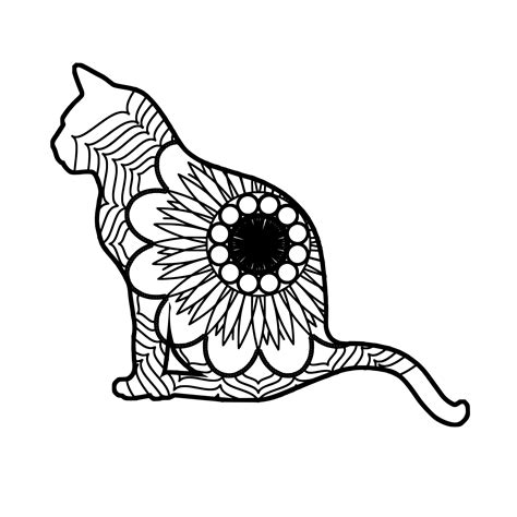 Mandala Cat Svg Free 1233 Crafter Files Free Svg Cut Files For