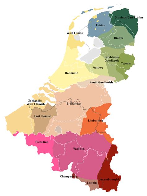 map of dutch accents and dialects r mapporn