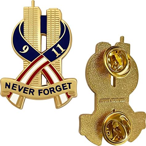 9 11 Pin Never Forget Commemorative Lapel Pin September