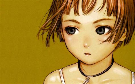 Download Anime Girl In Plain Color Wallpaper