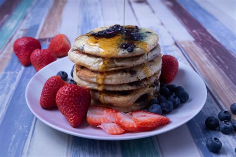 Blueberry Buttermilk Pancakes Cooking With Carbs