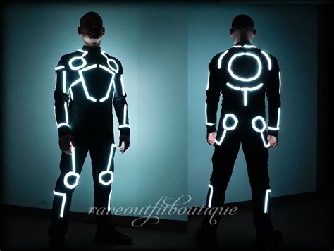 Full Color Led Light Up Tron Suit Tron Legacy Costume Tron Etsy India