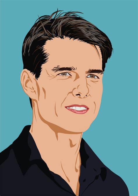 Tom Cruise Adobe Illustrator Tom Cruise Vector Artwork Cruise