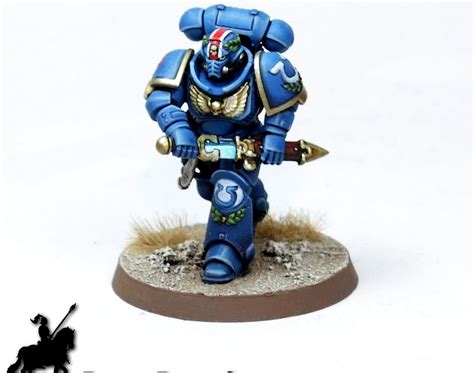 Battle Brush Studios Showcase Ultramarines Lieutenant