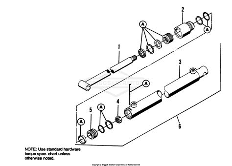 Simplicity 1691309 Front Loader Parts Diagram For Cylinder Assy Lift