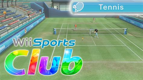 Wii Sports Club Wii U Tennis YouTube