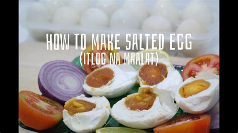 I'm sharing how to smoke the salted egg yolk too. How to Make Salted Egg ( Itlog na Maalat ) - YouTube