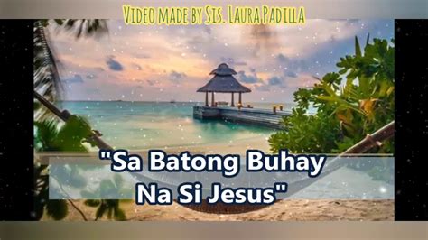 Sa Batong Buhay Na Si Hesus Normal Beat Tagalog Sda Hymnal