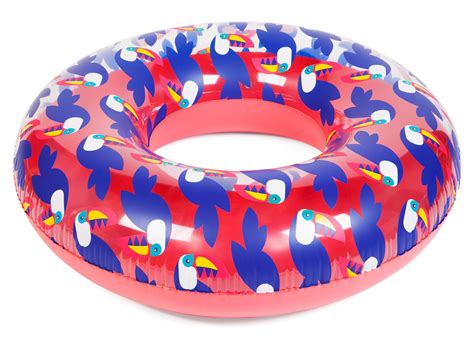 Bouée Ronde Donut Enfant Sunnylife Toucan Accessoire Plage Géant