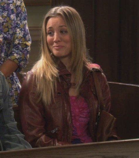 Pennys Brown Leather Jacket Pink Flower Top Big Bang Theory Penny
