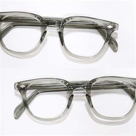 vintage 1950 s uss military official eyeglasses gray smoke [46 22] ｜ ビンテージ眼鏡 american classics