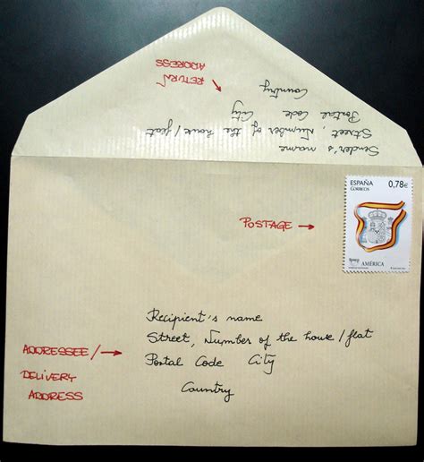 Sample Letter Envelope