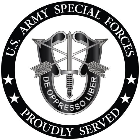 Us Army Special Forces Vinyl Cut Decal