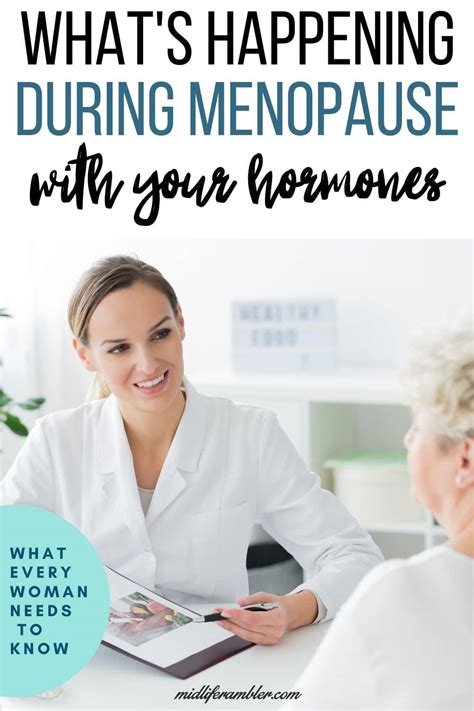 Everything You Need To Know About Your Hormones During Menopause And