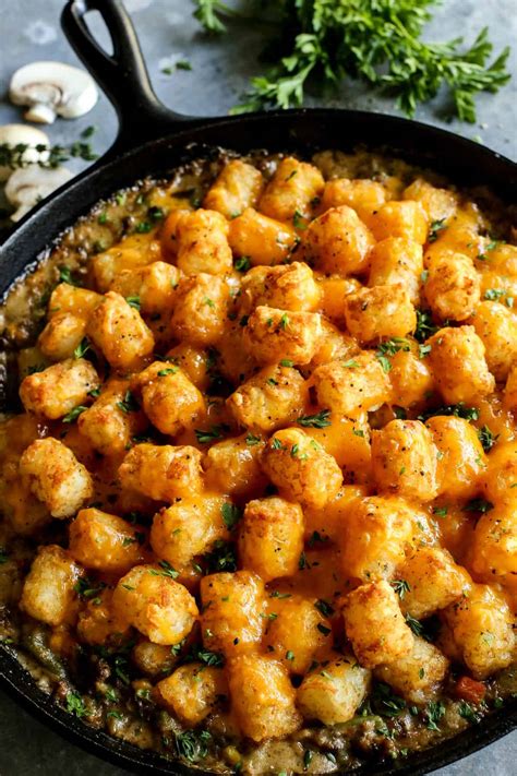 Tater Tot Hotdish 2 Wayswith And Without Canned Soup A Farmgirl
