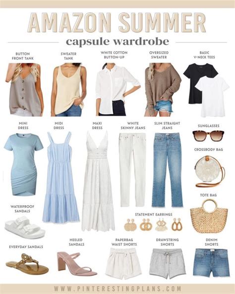 Amazon Fall Capsule Wardrobe 2022 Pinteresting Plans Summer Capsule