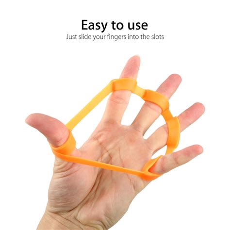 6 3pcs finger stretcher hand resistance bands hand extensor exerciser finger grip strengthener