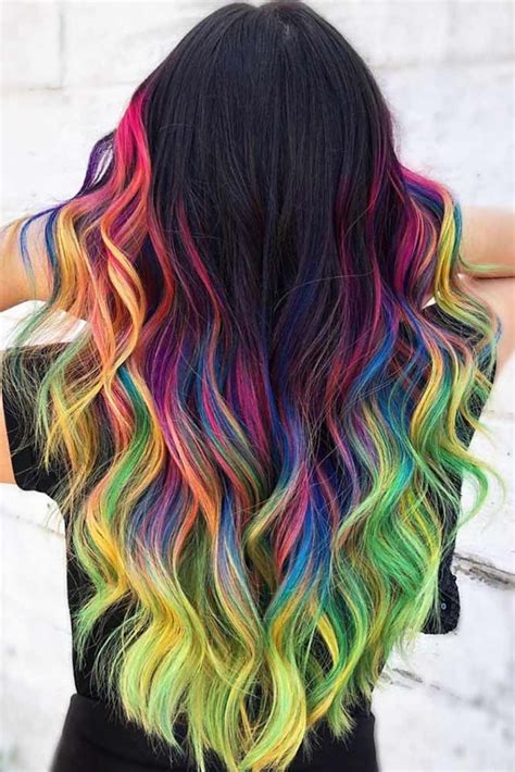 50 Fabulous Rainbow Hair Color Ideas LoveHairStyles Com