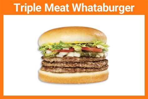 Whataburger Triple Meat Calories Price