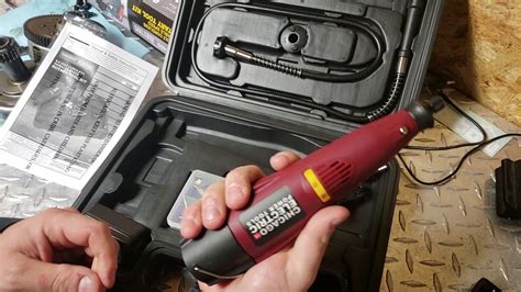 Chicago Electric Harbor Freight Rotary Tool Kit Unboxing Youtube