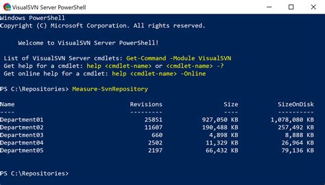Visualsvn Server Powershell Scripting And Automation