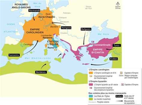 Pressions Conjugu Es Sur Les Empires Carolingien Et Byzantin De La Fin