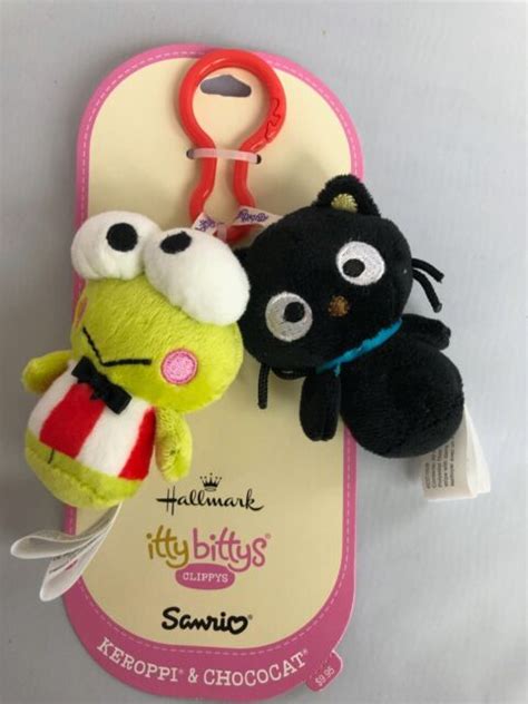 hallmark itty bittys clippys sanrio keroppi and chococat ebay