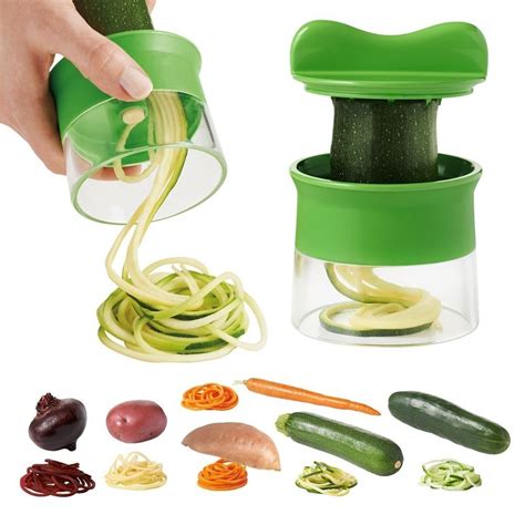 Handheld Vegetable Spiralizer Mandoline Slicer Spaghetti Pasta Maker