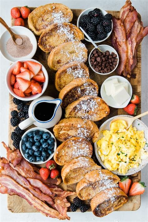 French Toast Breakfast Board Recipe Breakfast Brunch Fancy
