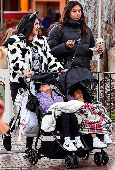 Vanessa Bryant Brings Daughters Natalia 20 Bianka Six And Capri Three To Disneyland Daily