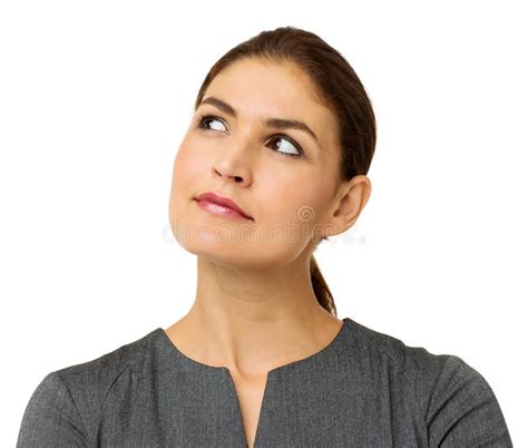 Thoughtful Businesswoman Looking Away Stock Image Image Of Adult