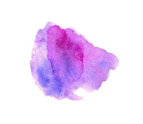 Mancha De Acuarela Violeta Ilustración De Fondo Abstracto De Pintura