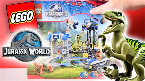 Jurassic World® Lego Raptor Escape 75920 Unboxing And Review Youtube