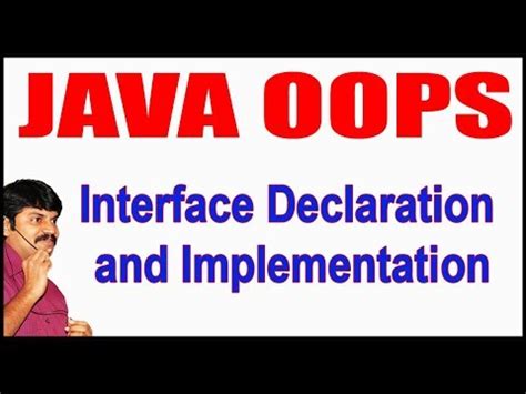 Java Tutorials Java OOPS Interface Declaration And Implementation