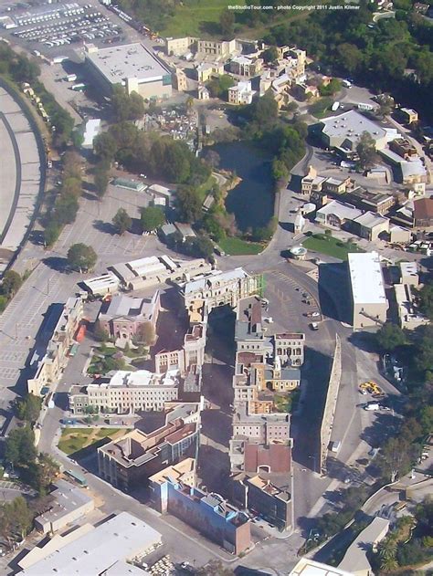Universal Studios Back Lot Aerial Photo Of The New York Street Area