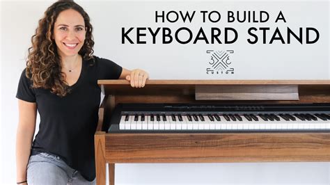 Building A Keyboard Stand Woodworking Diy Project