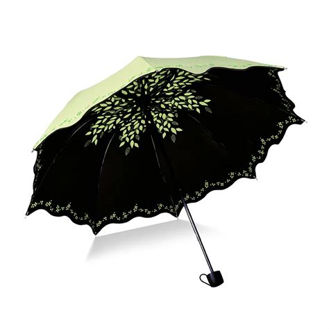 2018 Quality New Beautiful Flower Sunny Rainy Umbrella Women Paraguas