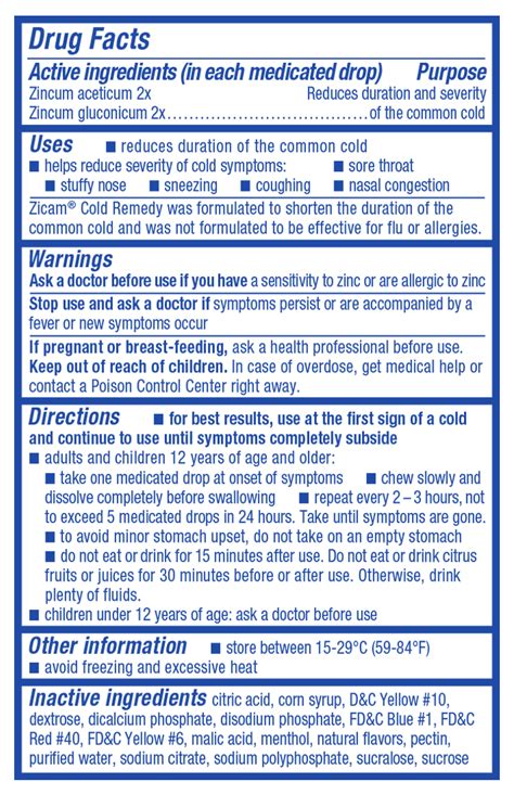 Zicam® Medicated Fruit Drops Homeopathic