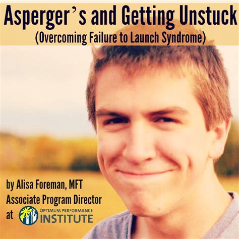 Asperger syndrome (as), also known as asperger's, is a neurodevelopmental disorder characterized by significant difficulties in social interaction and nonverbal communication. aspergers failure to launch syndrome