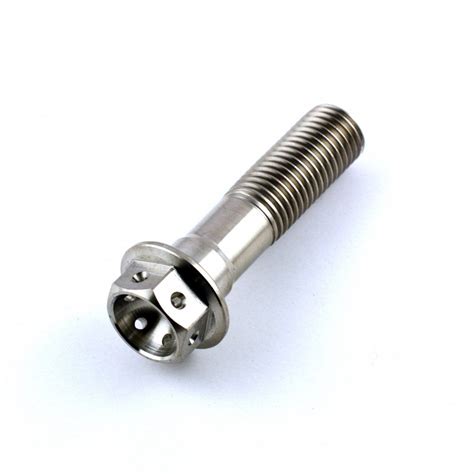 Stainless Steel Race Drilled Hex Head Bolt M10 X 125mm X 40mm