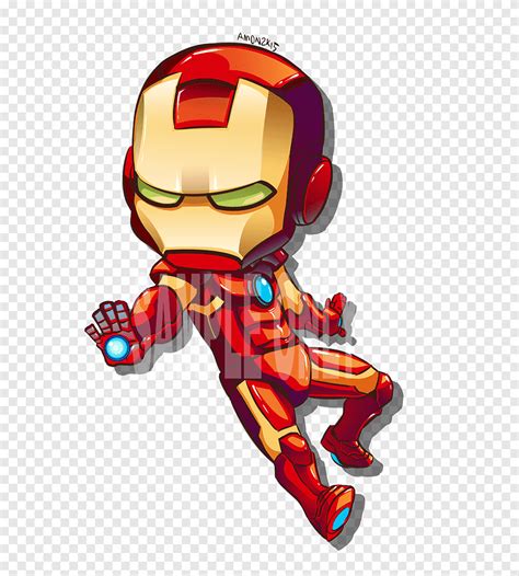 Iron Man Illustration Iron Man Chibi Dibujo Cartoon Ironman