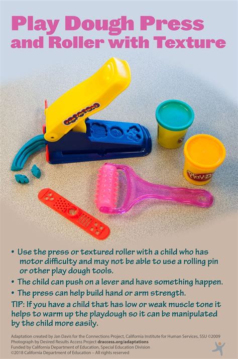 Play Doh Press And Roller With Texture Individualized Education Program