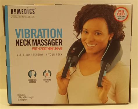 Homedics Therapy Vibration Neck Massager With Heat For Sale Online Ebay