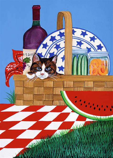 The Picnic Painting By Jan Panico Pixels