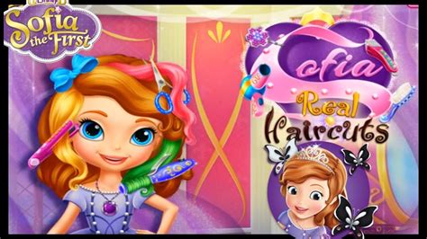 Sofia The First Real Haircut Cute Hairstyle Games For Kids Youtube
