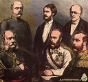Guillermo I de Prusia, Francisco José I de Austria y Alejandro II de ...