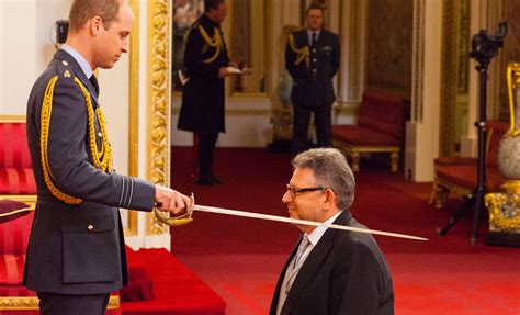 Heres A Picture Of Sir Lucian Grainge Being Knighted By Prince William
