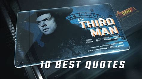 The Third Man 1949 10 Best Quotes Youtube