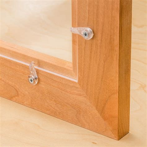 Glass Door Retainer Clips 8 Pack Rockler Woodworking And Hardware